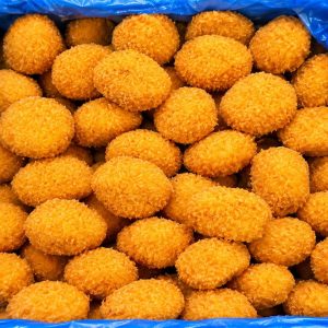 Лосось с сыром чеддер в хрустящей панировке, 1 кг.